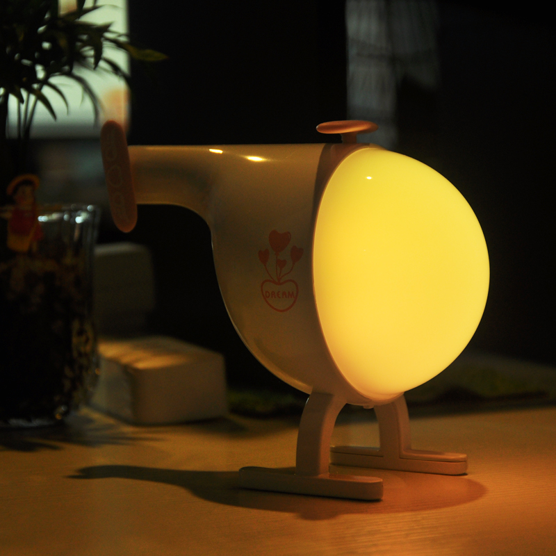 Creative LED helicopter light, intelligent seven-color atmosphere night light Specification image