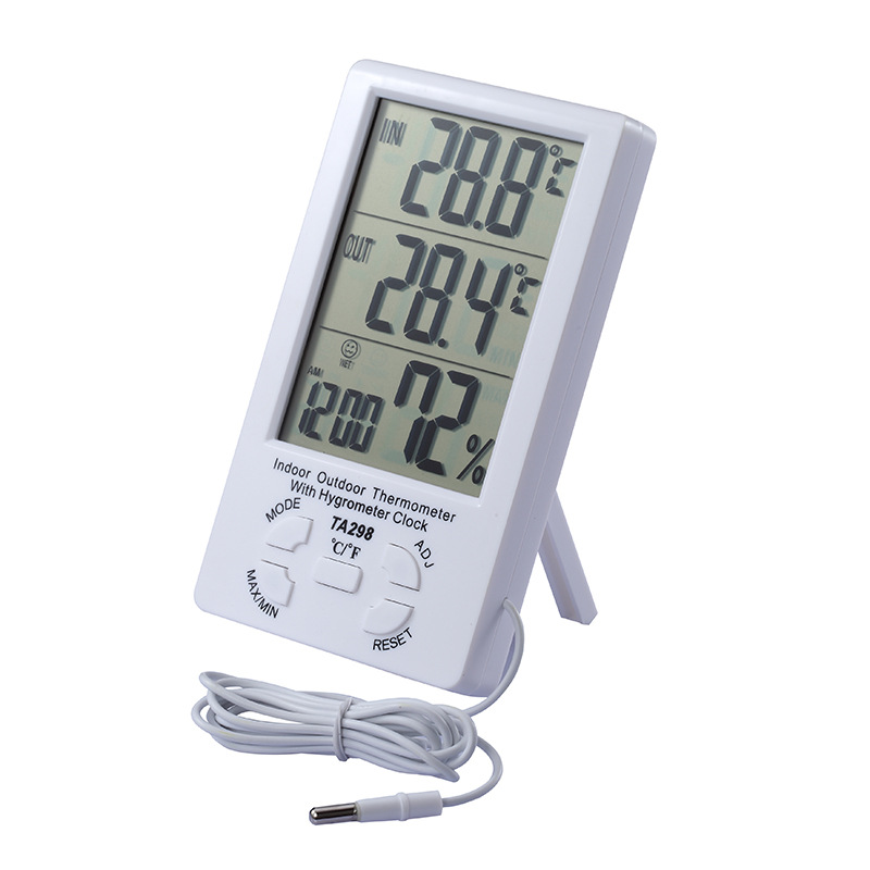 温湿度计TA-298 高精度大屏室内电子温湿度计