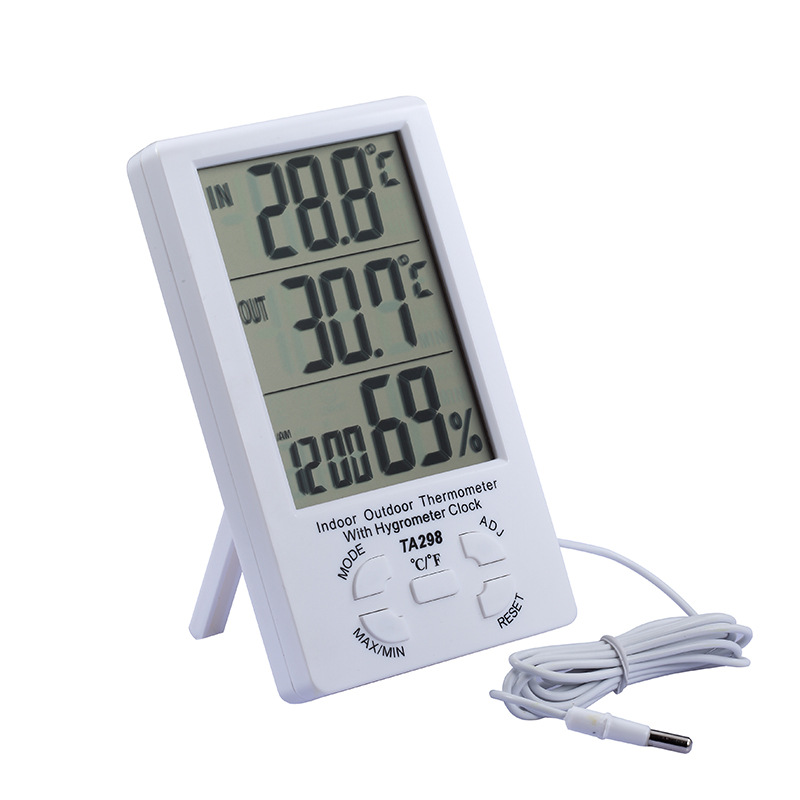 温湿度计TA-298 高精度大屏室内电子温湿度计详情图2