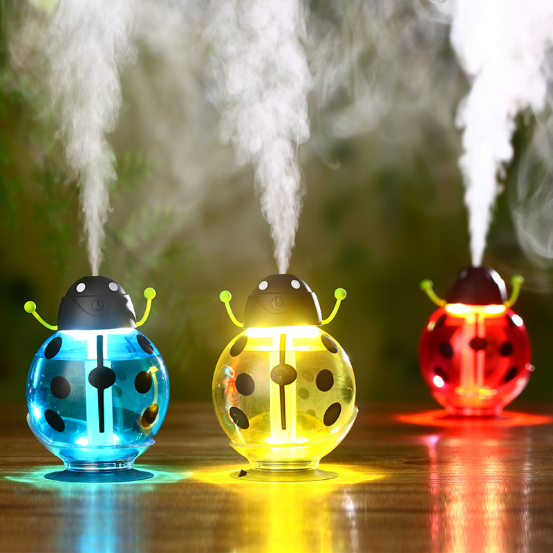 Beetle glow-in-the-dark mini cartoon humidifier Home aromatherapy purifier full figure