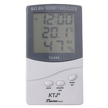 电子温湿度计室内温湿度计温度计 湿度计 带时钟