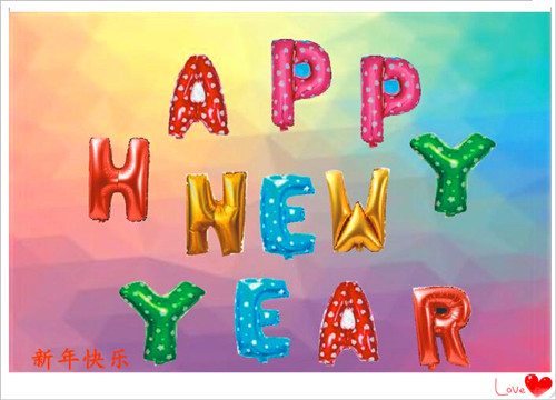A large set of aluminum film balloons for Christmas decoration Specification image
