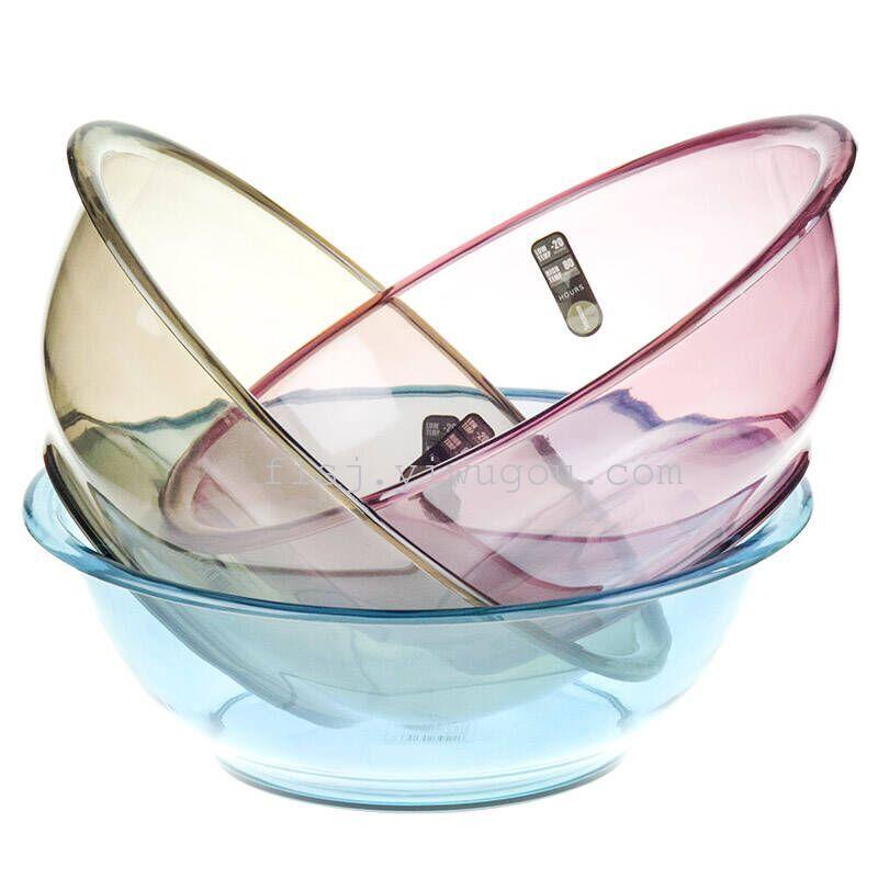 Small American-style thickened washbasin, high transparency washbasin, plastic vegetable basin, kitchen sink JX-315