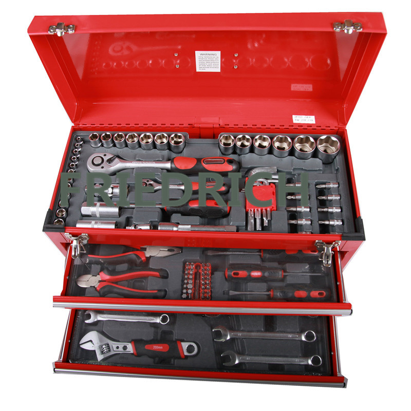组合工具 工具套装 套筒工具 工具箱 三层工具 103件套