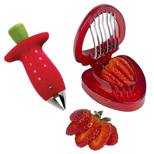Strawberries Slicer 创意草莓水果切片器详情图2