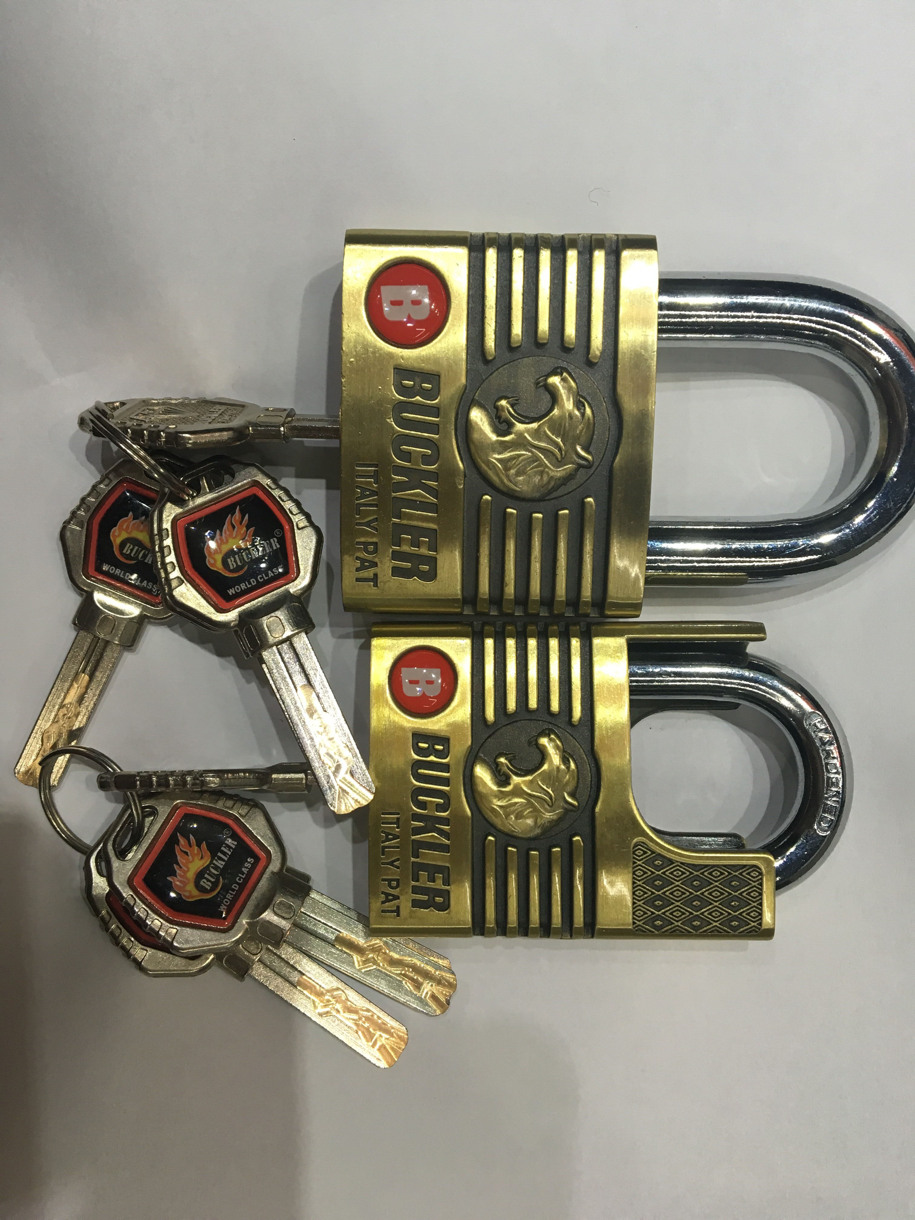 锌合金挂锁双泡