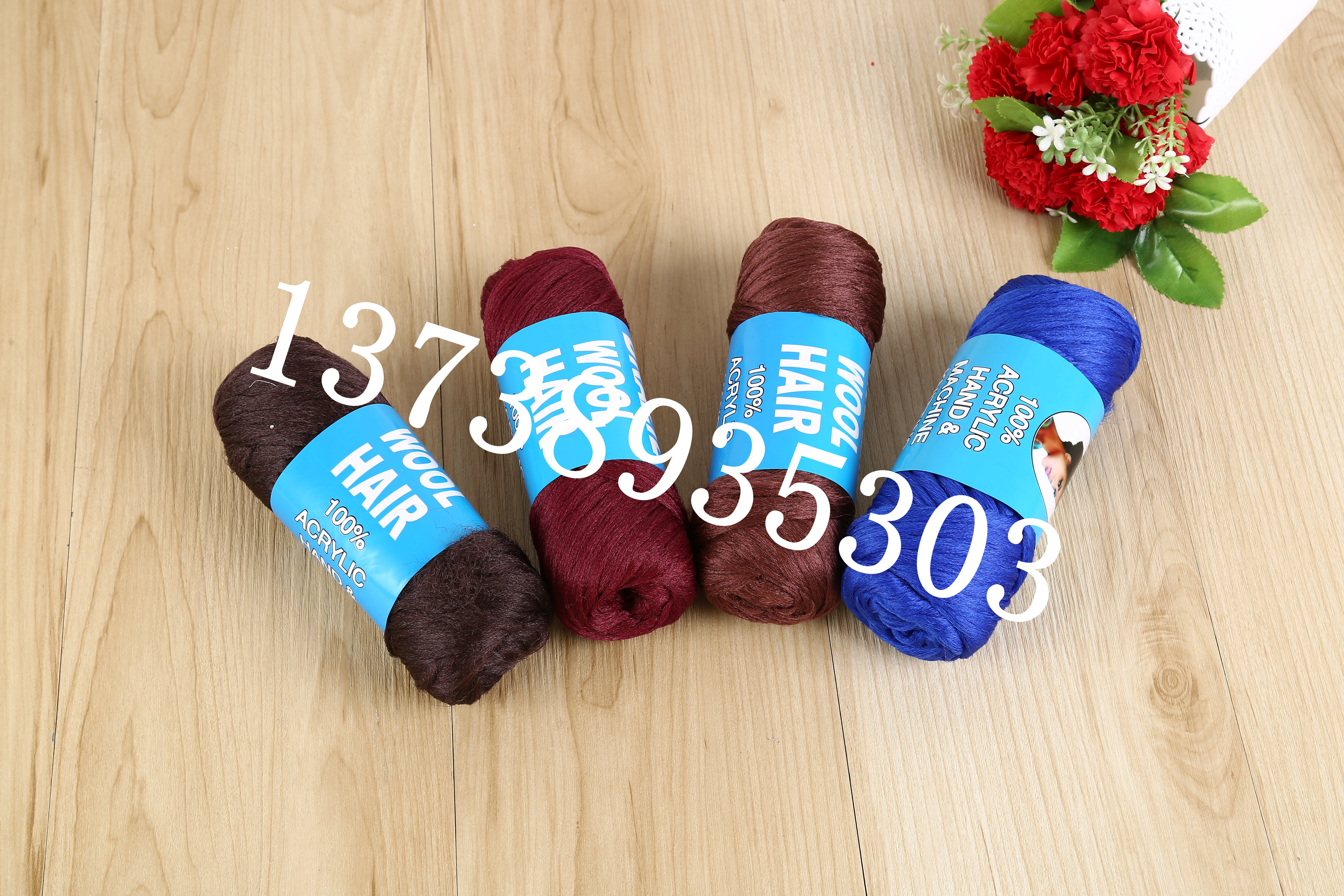 BRAZILWOOL wigs made of black wool are selling well in Africa Specification image