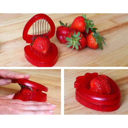 Strawberries Slicer 创意草莓水果切片器详情图4