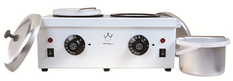 Metal body double-pot hair removal wax machine details Picture