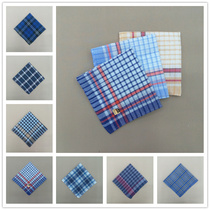 Check handkerchief super multi - pattern mixed polyester-cotton man handkerchief 38 cm