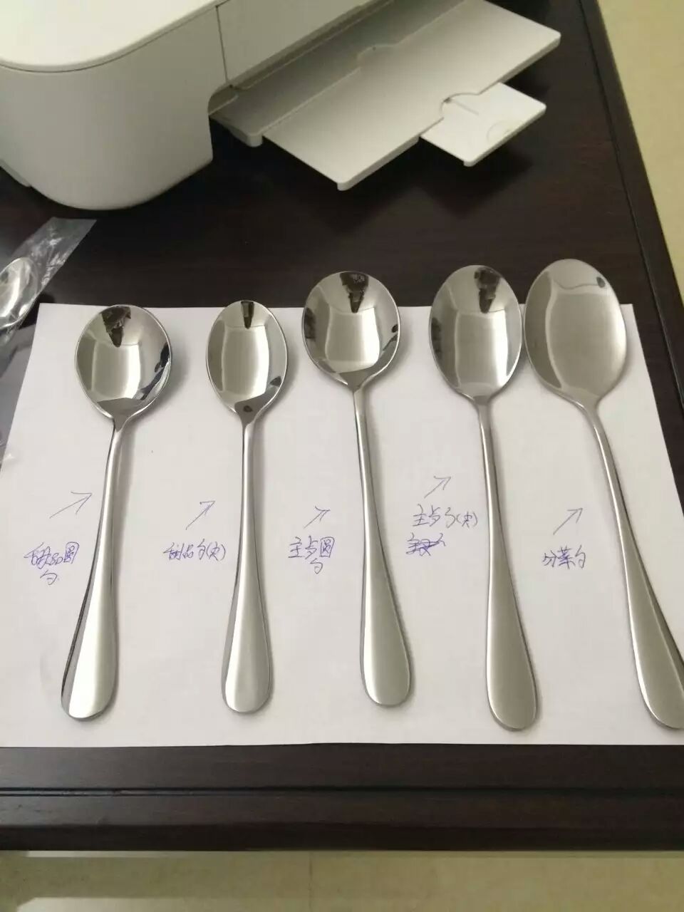 光柄不锈钢刀叉勺，不锈钢叉，不锈钢勺，不锈钢餐刀产品图