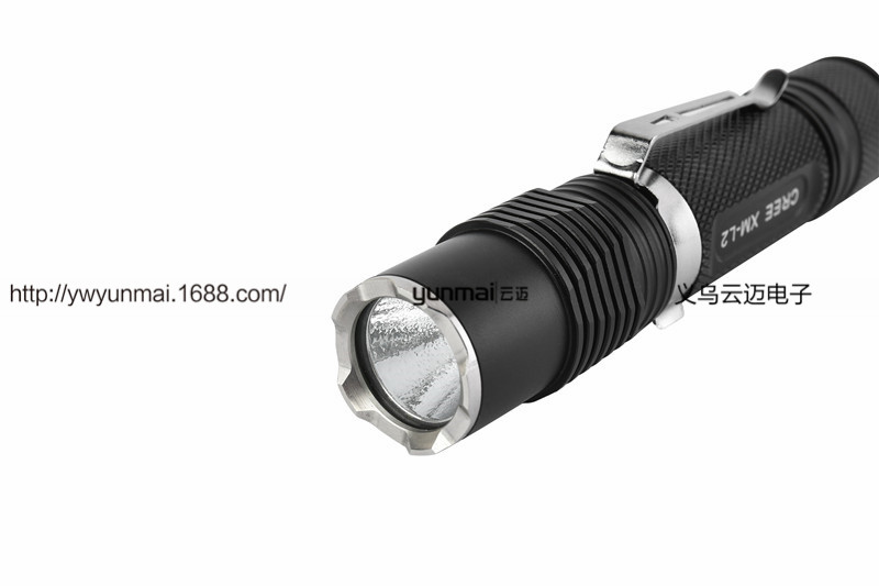新品CREE XML2超高亮 军规III硬质氧化记忆驱动细节图