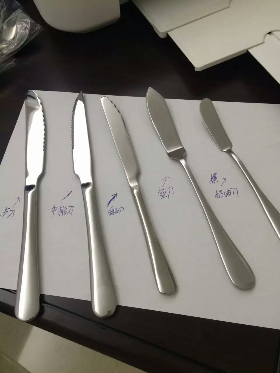 光柄不锈钢刀叉勺，不锈钢叉，不锈钢勺，不锈钢餐刀