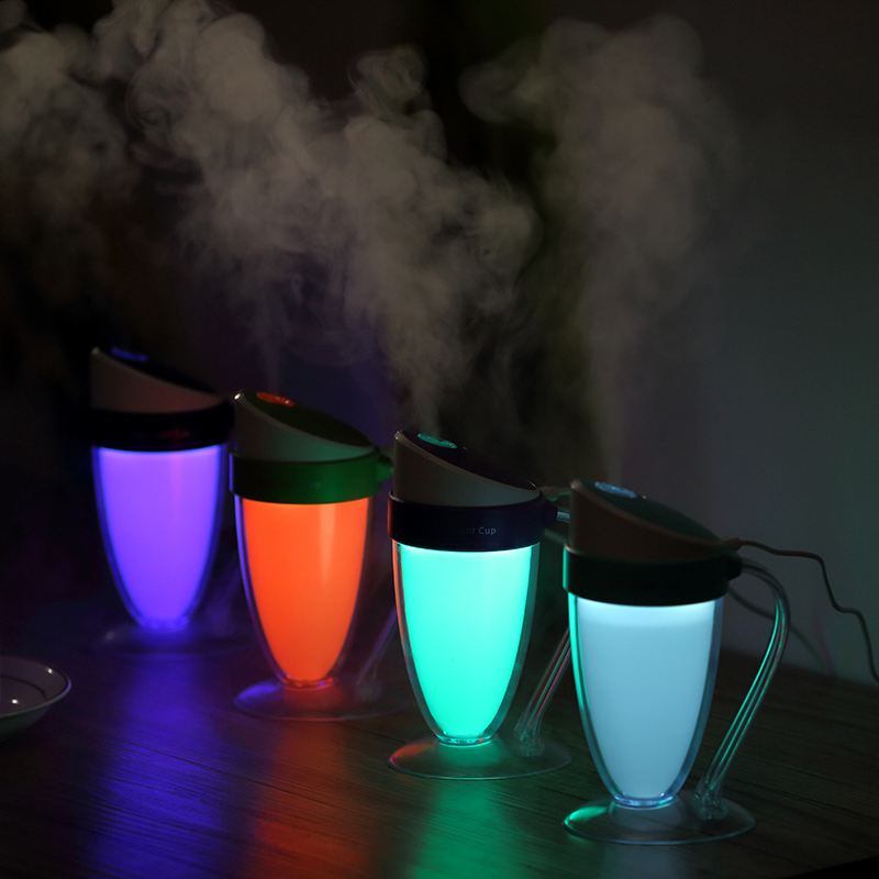 Moonlight cup humidifier Creative led atmosphere luminous light