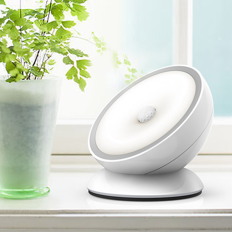 Creative 360 rotating induction lamp bedside hallway wall lamp