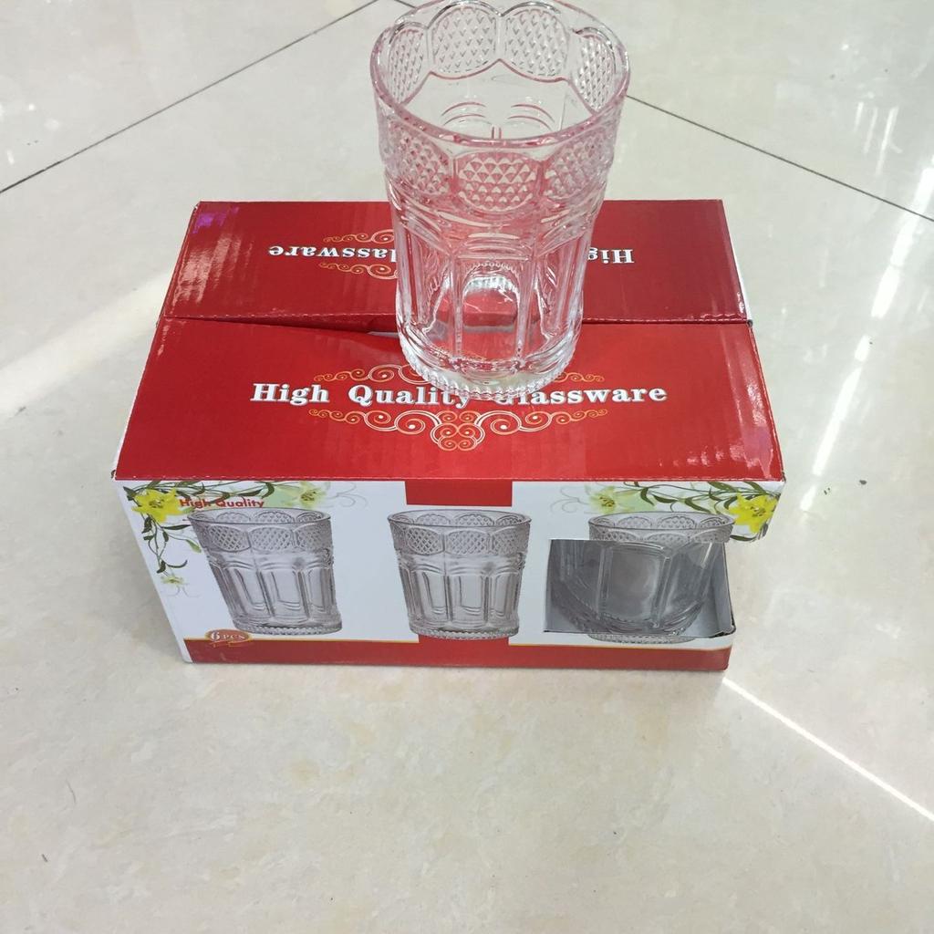 玻璃制品 晶白料机压玻璃水杯906-6产品图