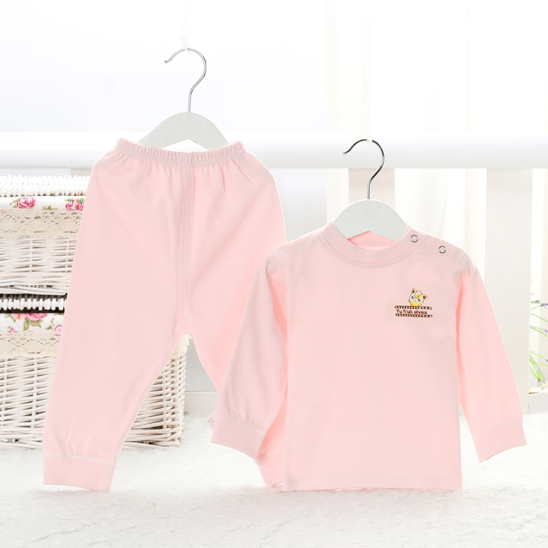 Boys Underwear Baby Clothes Autumn Long Johns Baby Cotton Suit Women Long Sleeve Shoulder Button Shirt Four Seasons Style Application Scenario
