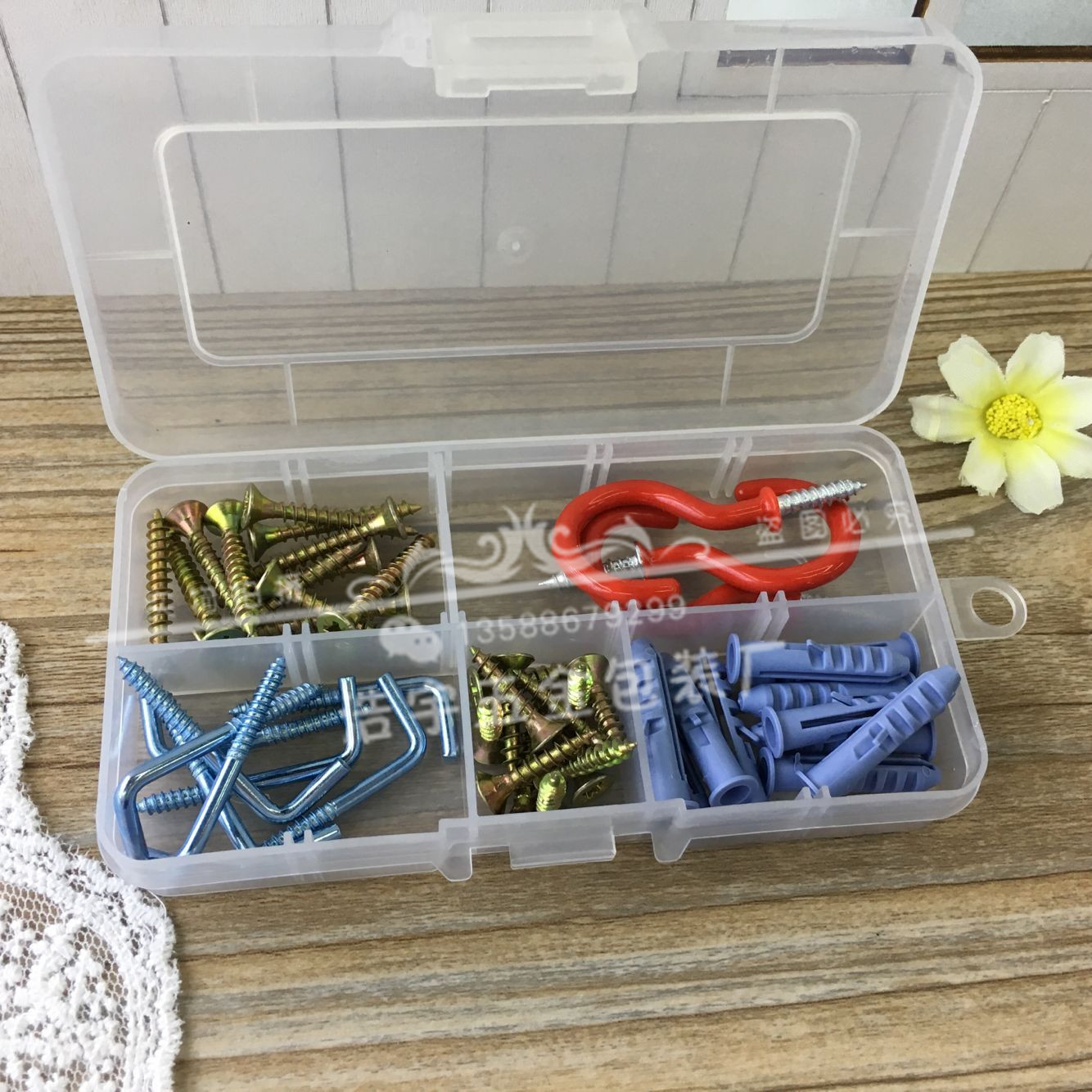 DIY 螺丝盒 塑料工具盒 多功能塑料盒 组合螺丝盒 螺丝钉产品图