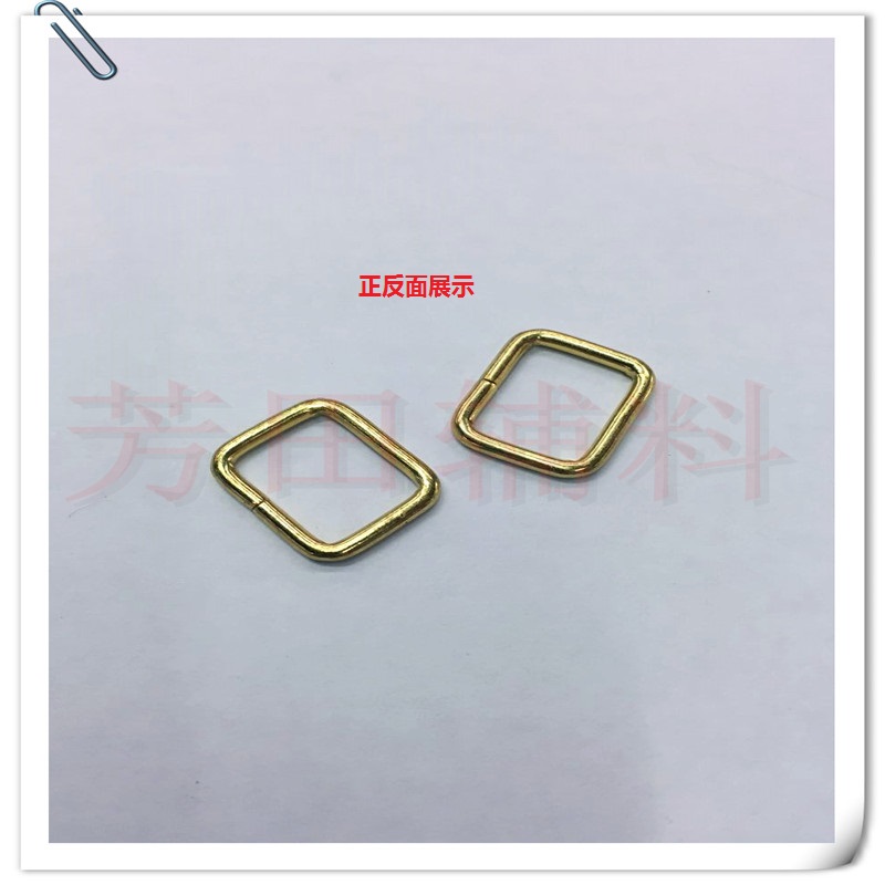 15内径铁环铁丝方扣方形扣口字扣口子扣铁丝扣服装配料细节图