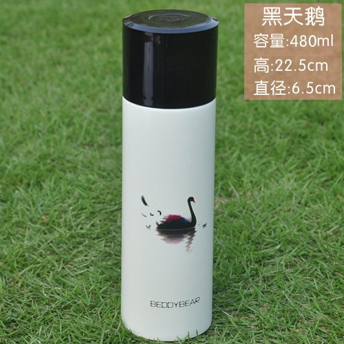 杯具熊黑天鹅之谜男女保温杯悲剧熊限量版煮粥神器焖烧杯产品图