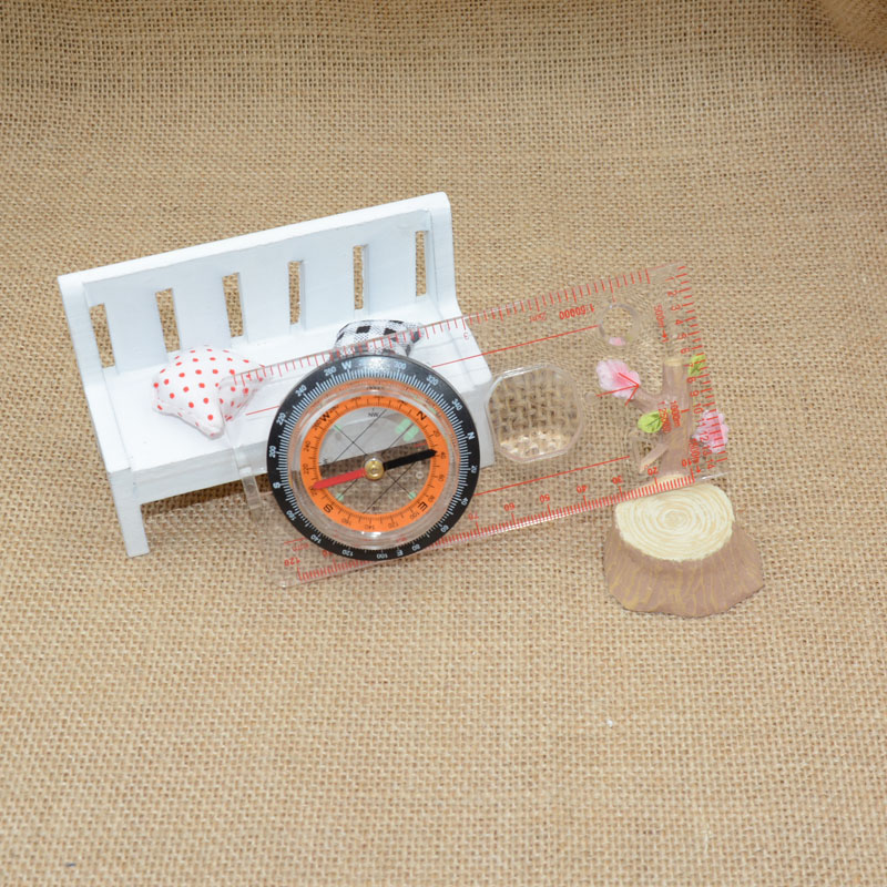 (Jinghui) Factory Direct sale of DC45-5C outdoor essential ruler and compass Specification image