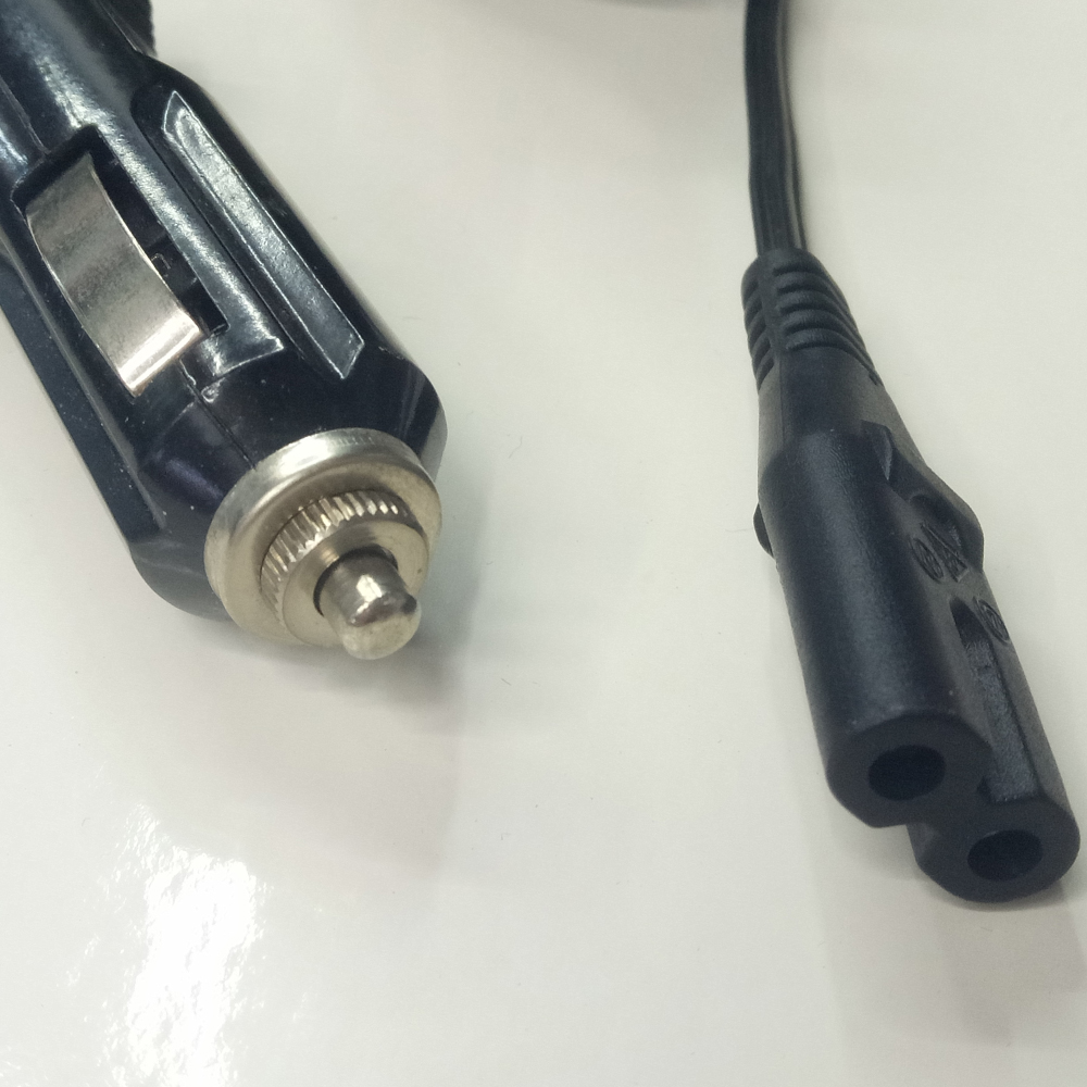 1.5米车载洗车器机冰箱点烟器电源线家用DC12V8字电源线细节图
