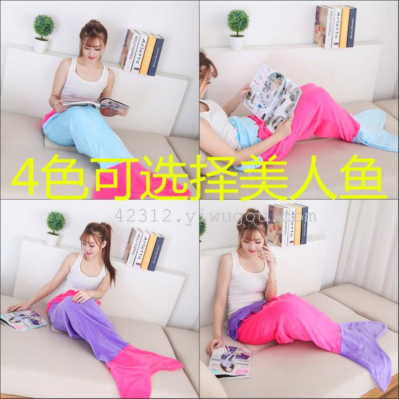 Shark sleeping bag for infants, toddlers and children, flannel, children's shark tail cartoon mermaid sleeping bag, Amazon Specification image