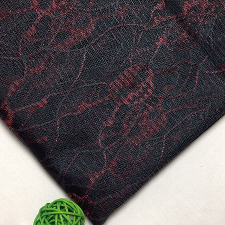 Factory direct sales of mesh lace two-color skull mesh fabric for clothing and handicrafts