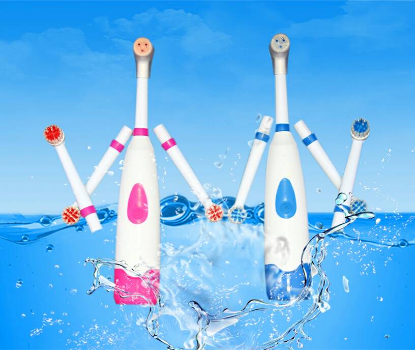 Electric Toothbrush Waterproof Rotary Send Two Toothbrush Head Manufacturers Direct details Picture
