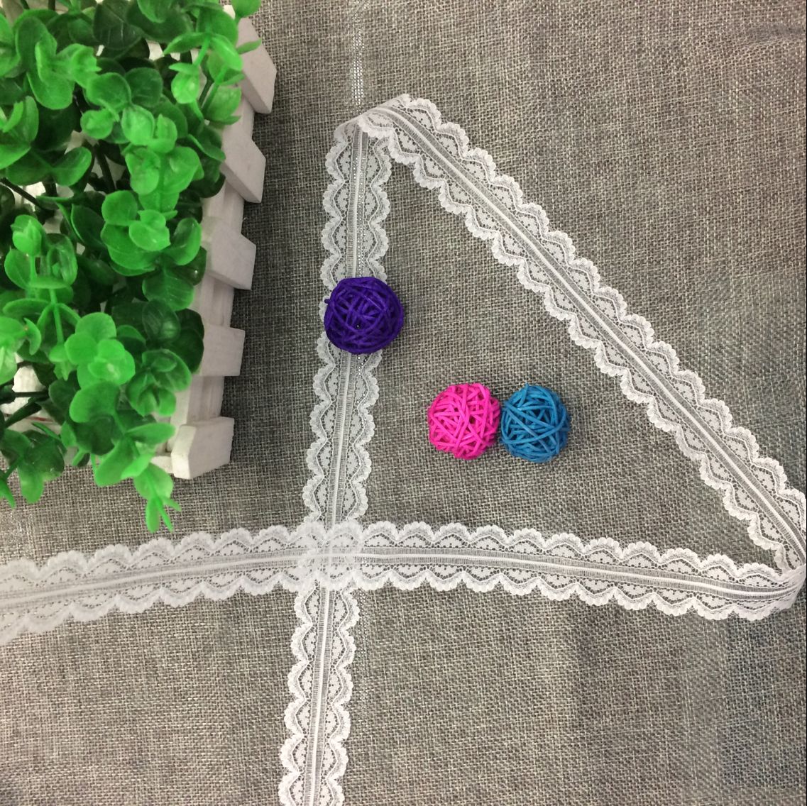 Lace without elasticity, full nylon trim, affordable price, and a bestseller of hemp rope Specification image