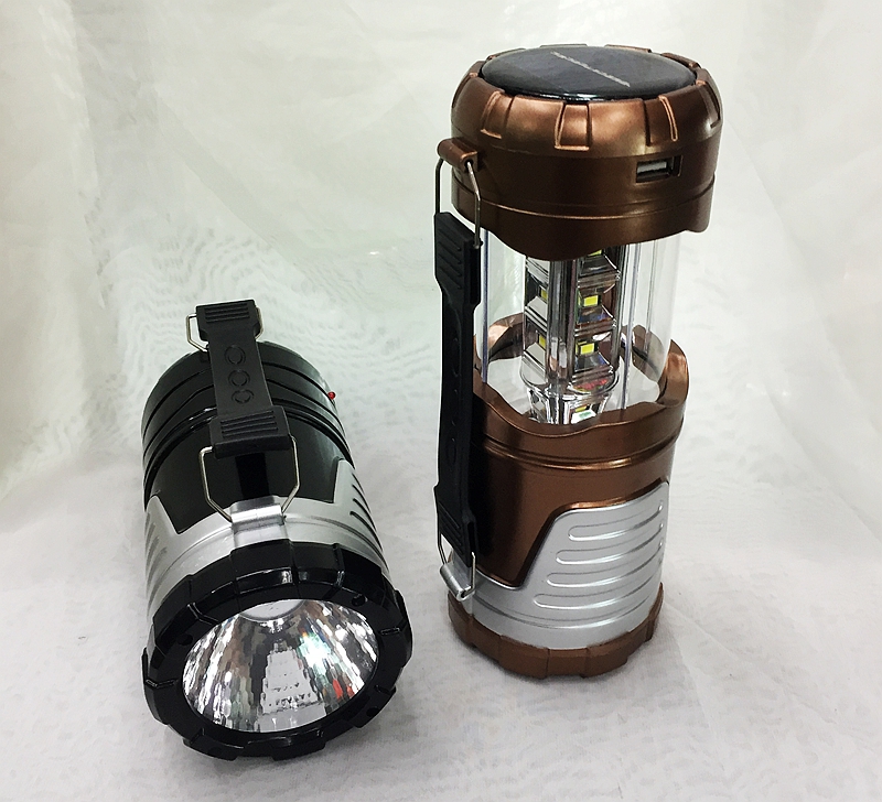 Super bright solar powered campground camping light tent light horse-light emergency light pull hand torch thumbnail