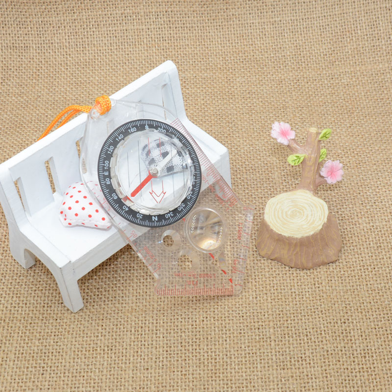 (Jinghui) Factory direct sales card transparent tape ruler compass DC40-4