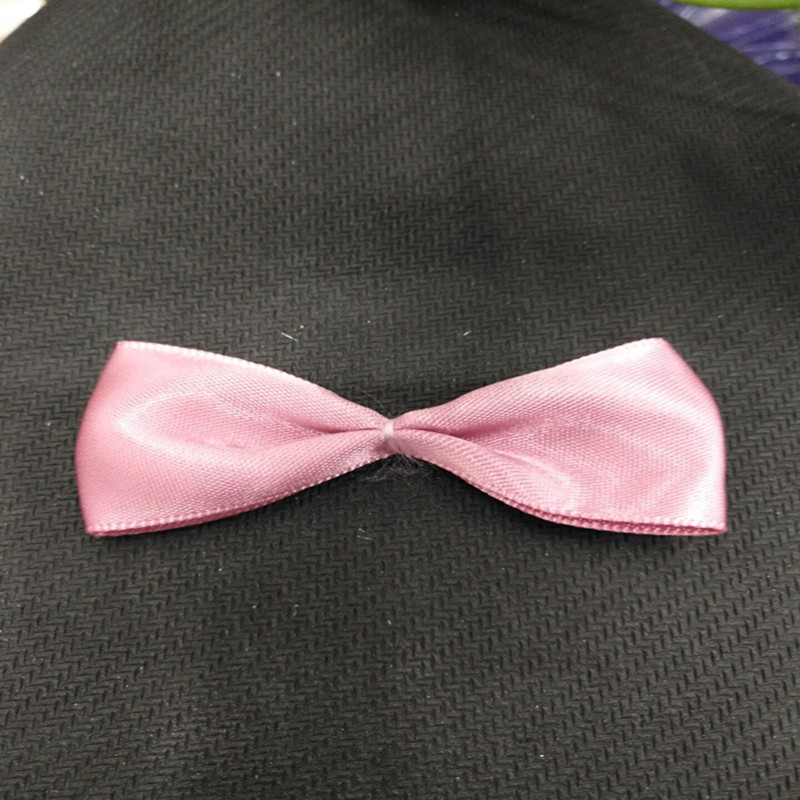 8 minutes 2.5 cm polyester bow ribbon gift box packaging clothing bow tie accessories Specification image