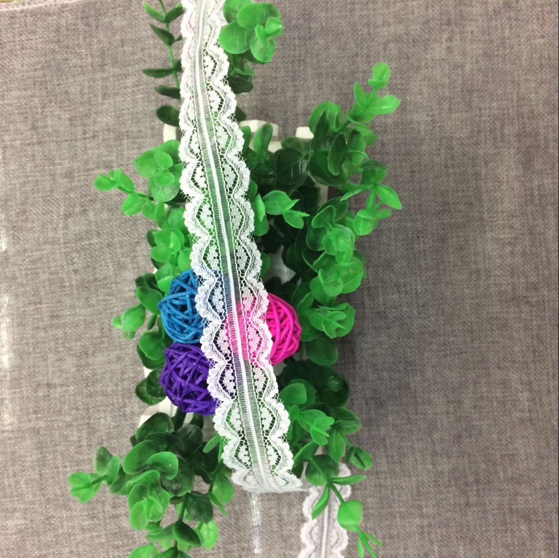 Lace without elasticity, full nylon trim, affordable price, and a bestseller of hemp rope Application Scenario