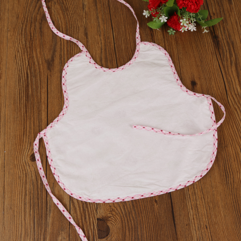 Velvet printed little elephant all-cotton bib baby drool wipes Specification image