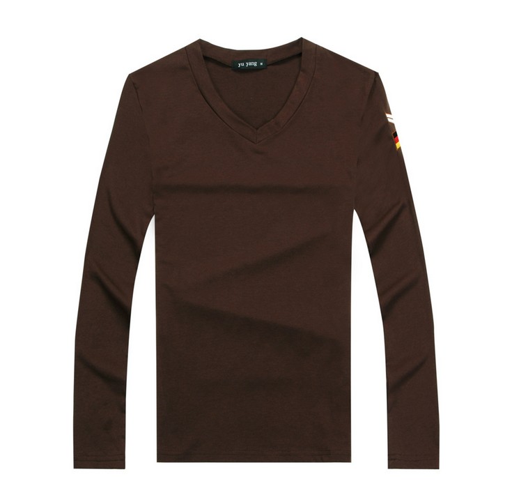 Embroidered military training special forces T-shirt, long-sleeved V-neck military T-shirt, outdoor men's base layer shirt Specification image