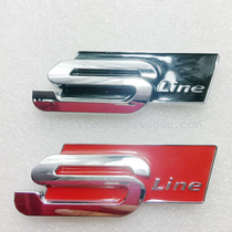 Audi Sline side label A4LA5A6LSLINE labeled Audi side label