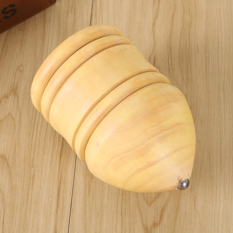 Large Solid Wood Gyro Children's Wooden Gyro Toy Adult Fitness Gyro 10Cm details Picture