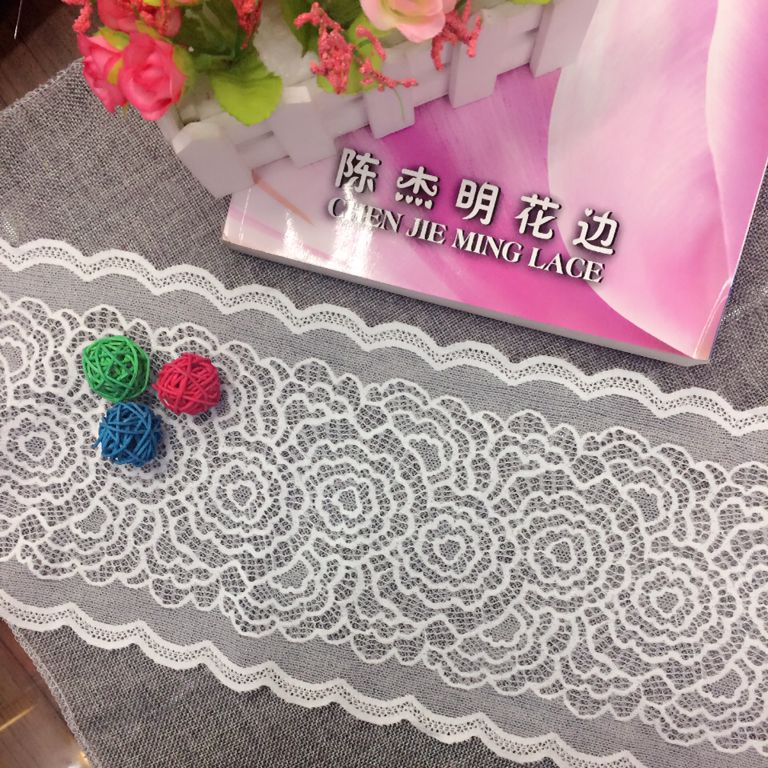 Elastic multi-color lace trim clothing accessories multi-purpose style Specification image