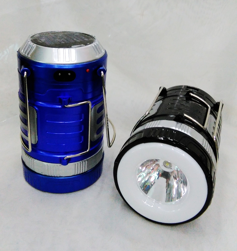 Super bright solar powered campground camping light tent light horse-light emergency light pull hand torch thumbnail