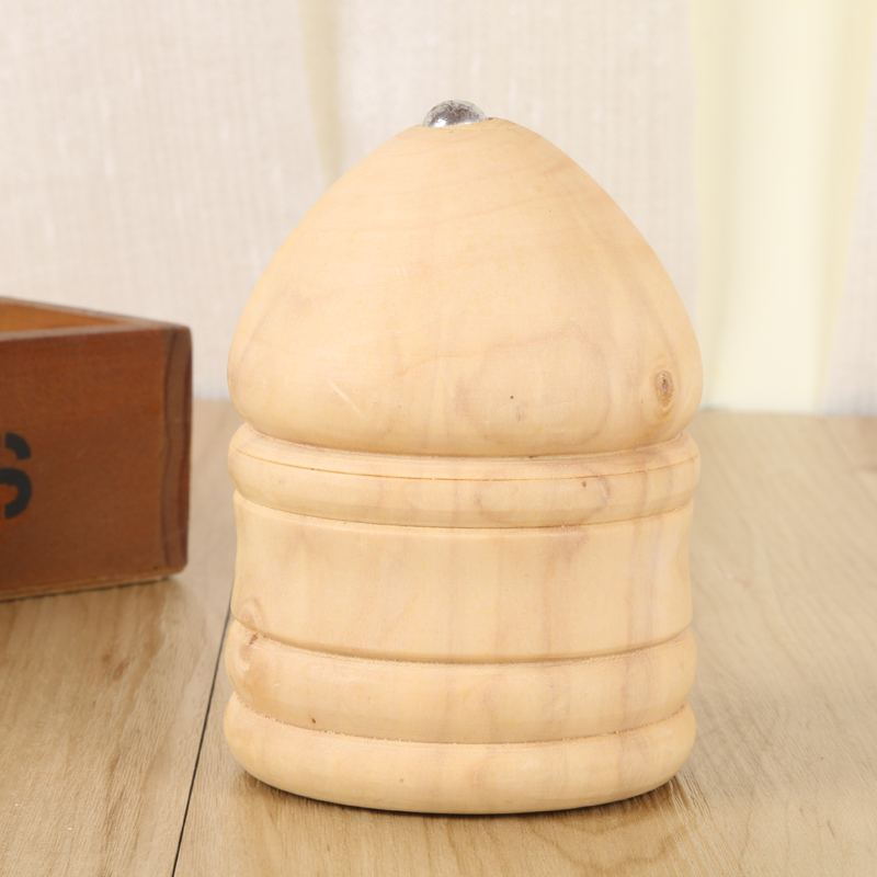 户外娱乐实木陀螺儿童木质陀螺玩具成人健身陀螺8CM产品图