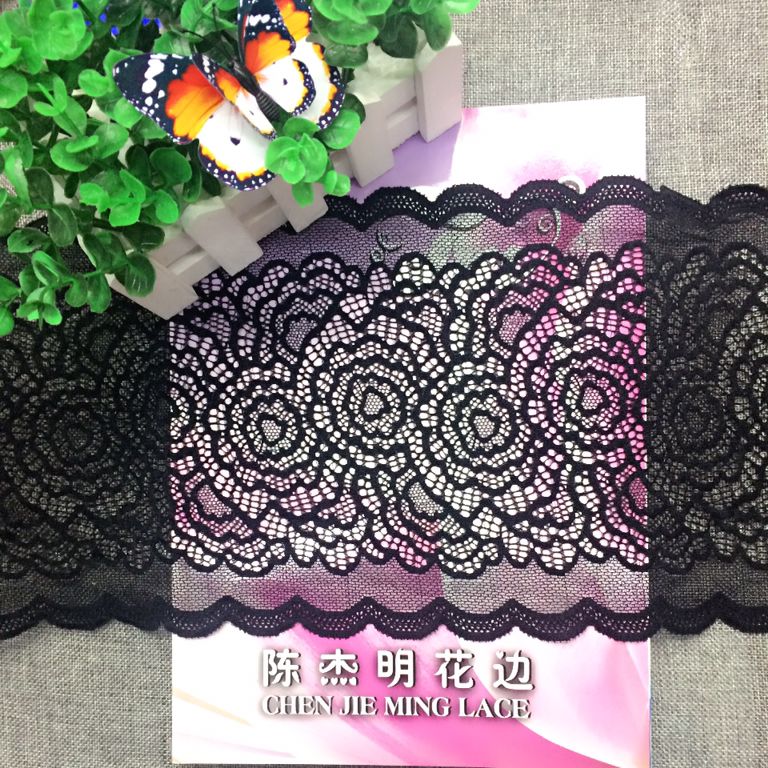 Elastic multi-color lace trim clothing accessories multi-purpose style