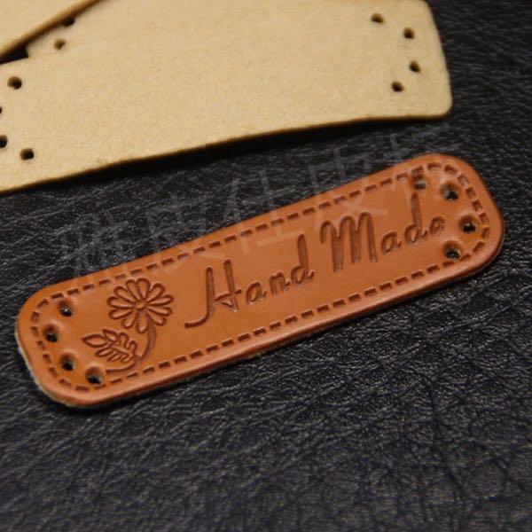 Popular Korean Pu Exquisite Small Leather Mark Handmade Styles details Picture