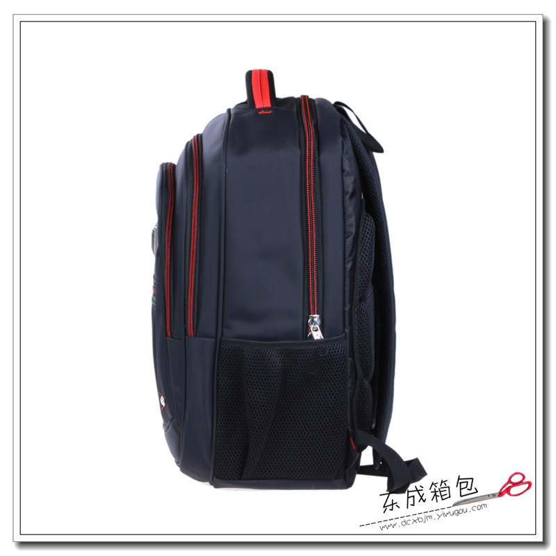 商务旅行背包男双肩包休闲时尚电脑包大学生书包细节图