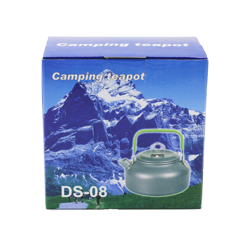 Outdoor Kettle Portable Teapot Camping Coffee Pot Aluminum Alloy Kettle Mini Leisure Kettle 0.8L Specification drawing