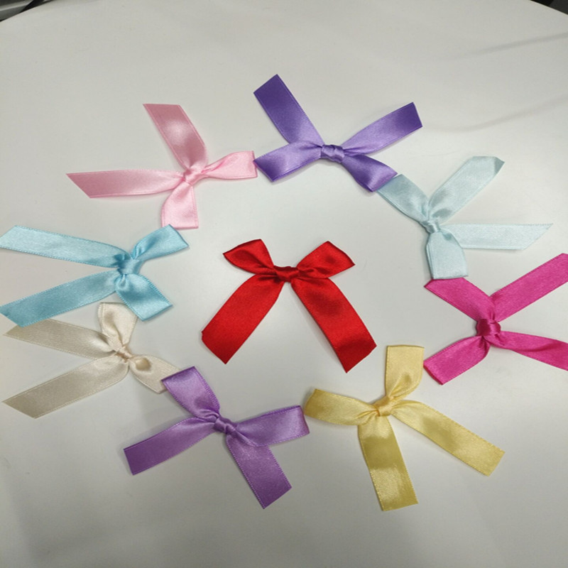 5 minutes 1.5 cm solid color ribbon bow apron gift packaging hair accessory accessories Application Scenario