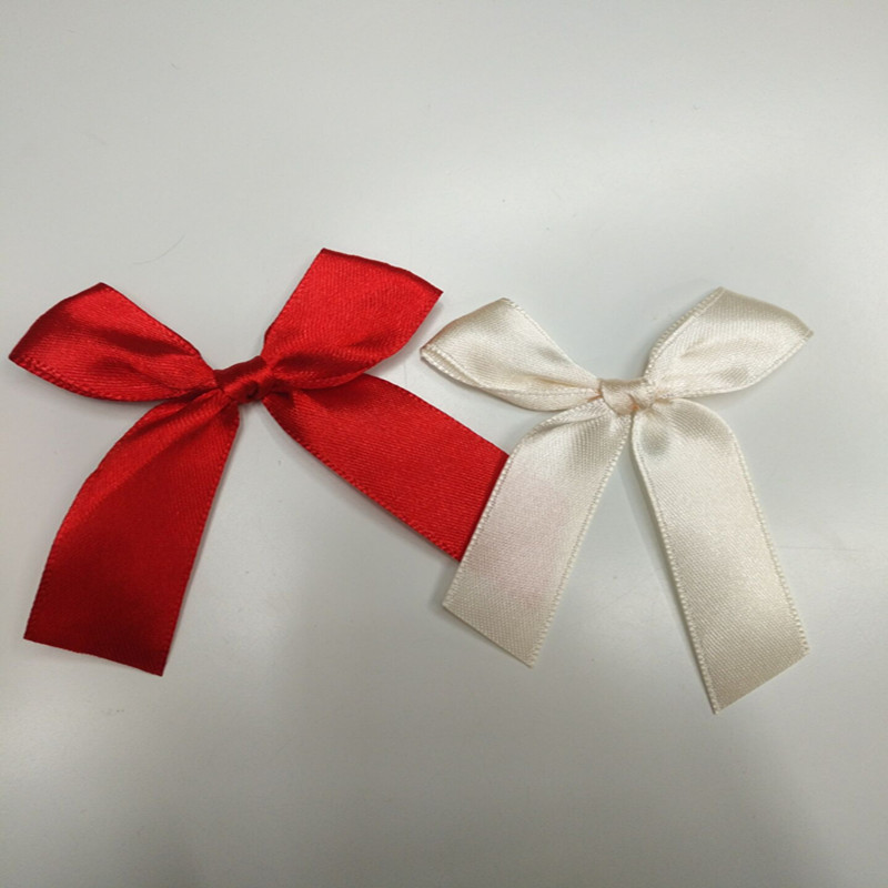 5 minutes 1.5 cm solid color ribbon bow apron gift packaging hair accessory accessories Specification image