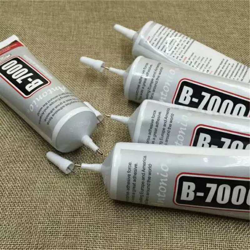 Folding door special point drill Glue B7000 Mobile phone case drill with built-in needle quick-drying strong glue details Picture