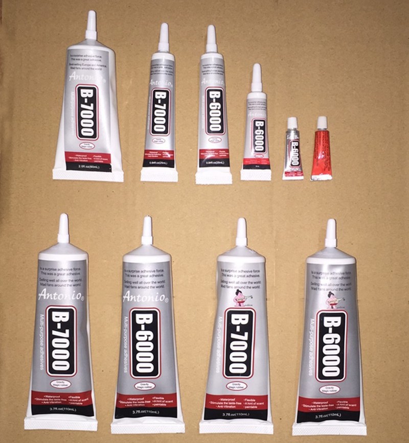 Folding door special point drill Glue B7000 Mobile phone case drill with built-in needle quick-drying strong glue