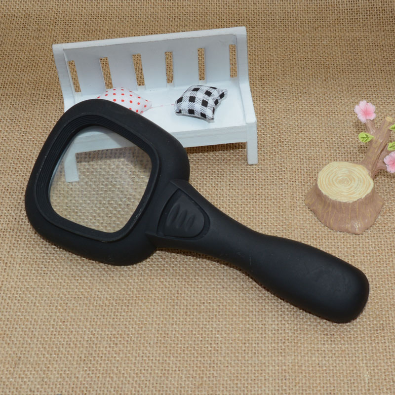 Jinghui factory direct sales LED with stand magnifier 600558-2 Black